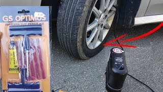 Fix a Flat Tire / How To Fix It Using a Tire Plug Kit