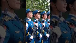 Beautiful military girls practice military parade #army #soldier #military #chinesedrama #foryou