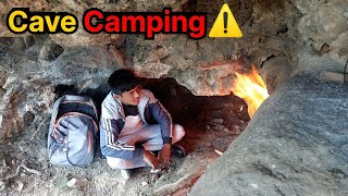 Cave Camping  || cane camping in hill top of mountain || camping in forest || sbiniyal vlogs ||