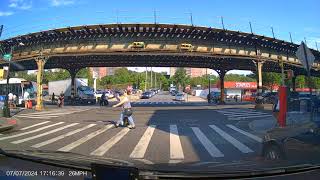 EMS helicopter - traffic agents writing tickets - navigating intersections