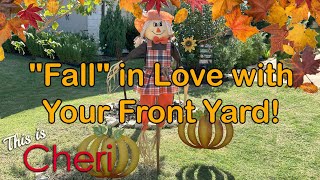 Fall 2024 Decorate with me | Fall in love with your front yard!🍁 @therentiesofhouston