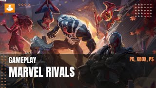 Marvel Rivals - Gameplay (Punisher, Rocket, Groot, Jeff & Iron Man)