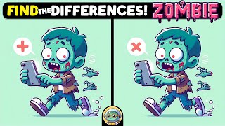 🧩 Can You Find the 3 Differences? | Spot the Difference Challenge! | Zombie Edition 🧟‍♀️