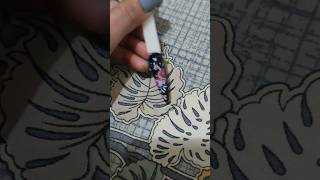 sticker nail art really quick just in 2 mins #tryit #nail2023 #naildesign #nailart #stickernailart