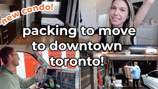 PACK WITH ME TO MOVE! | MOVING TO DOWNTOWN TORONTO