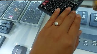 Trying on diamond rings in Dubai || May 1, 2021 || Giee Goes