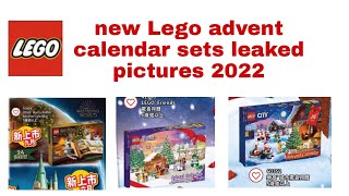 new Lego advent calendar sets leaked pictures 2022