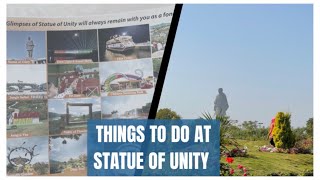 Things to Do at Statue of Unity | Sardar Sarovar Dam & Valley of Flowers | E Rick and Bus Service |