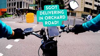 Food Delivery in Orchard Road! Better rates? Deliveroo Rider in Singapore