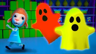 Dolly Was Scared of Ghosts in the Supermarket | Cartoon for Kids | Dolly and Friends