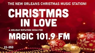 MAGIC 101.9 FM – Christmas in Love – New Orleans’ Christmas Music Station! (Audacy)