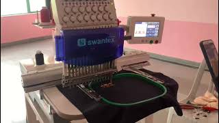 SWANTEX SW 1501TC7 S - 10 COLOUR SINGLE HEAD INDUSTRIAL COMPUTERISED EMBROIDERY MACHINE