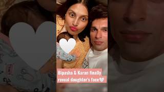 Bipasha Basu reveals daughter's face #viral #bollywood #shorts