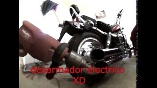 Abriendo escape Vento Rebellian 250 cc