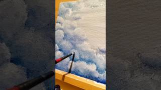 Oil color clouds #oilart #oilpainting #cloudpainting #clouds