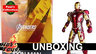 Hot Toys Iron Man Mark 43 XLIII Reissue Avengers Age of Ultron MMS 278 D09 Unboxing