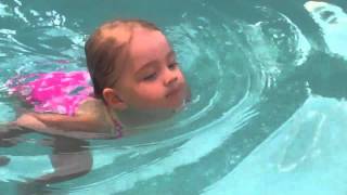 Isabella Swimming - She's a Fish