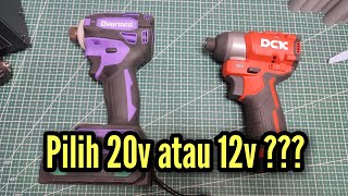 Kelebihan dan Kekurangan Impact Driver DCK KDLP04-8ek 12v dan Impact Driver Dagmara TD172 20v