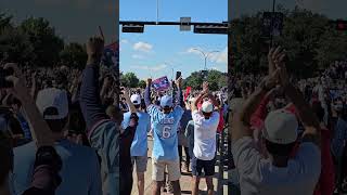 Start of Texas Rangers 2023 World Series Parade.