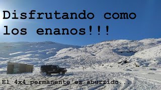 De nuevo en busca de nieve con el Jeep Commander 3.0, día de disfrute y acción con ¡¡¡SORPRESA!!!