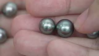 24pcs "Mid Luster" Blue 8-10mm - RSR TOP Quality Tahitian Pearl Auction LOT40 WP103