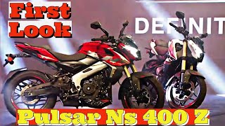 Bajaj Pulsar Ns Z400 First Look 😍 #bajaj #pulsar #ns200 #ns400