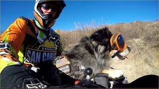 Aussie Rides KTM690 on San Carlazo Route Prep day 2