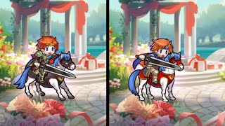 [FEH] Roys - Resplendent and Base Skins' Animations Comparison