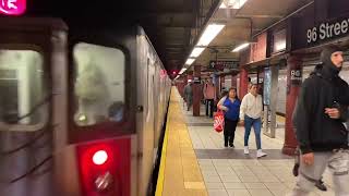 MTA Subway: Flatbush Av Bound Bombardier R142 (2) @ 96 St