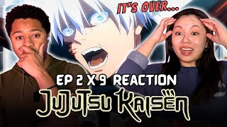 IS THIS THE END?! 😨 | *Jujutsu Kaisen* S2 Ep 9 (FIRST TIME REACTION)