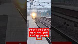 Mumbai CSMT Express Train में कितना बड़ा बल्ब लगा हुआ है यार# train #shorts #viral #railway