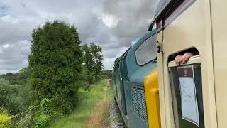 37109 erupts out of Irwell Vale 1/7/22