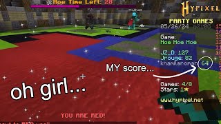 i'm NOT VERY GOOD at hypixel party games...