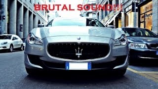 2014 Maserati Quattroporte GTS INSANE Sound Revs and Accelerations