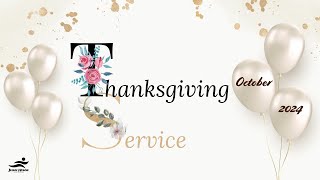 Thanksgiving Sunday Service - October 2024 // Pastor Agu Irukwu // Jesus House London