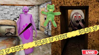 Granny Luntik Pc Style Mod + Rules Of Teddy (🔴Live Gameplay)