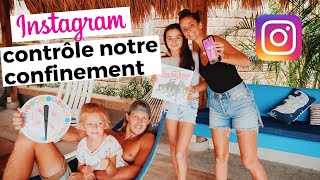 INSTAGRAM contrôle notre CONFINEMENT I Une journée avec nous