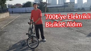 700₺'ye Elektirikli Bisiklet Aldım Volta Vb1