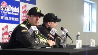 Kyle Busch talks about his Jeff Foxworthy's Grit Chips 300 win