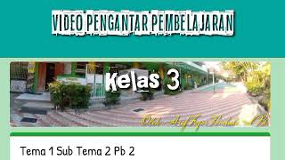 Pembelajaran kelas 3 Tema 1 Subtema 2 Pb 2