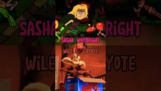 Sasha Waybright Vs Wile E. Coyote #sashawaybright #wileecoyote #amphibia #looneytunes