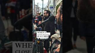 BIG CROWD stopped in the middle of the street to watch this!🤯🤩 #streetperformer #busking #livemusic