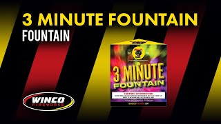 3 Minute Fountain by Black Cat Fireworks