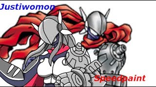 Digimon OC Justiwomon speedpaint