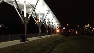 AMTRAK 27 and 90368 at the Vernon J. Ehlers Station in Grand Rapids, MI 12/27/14