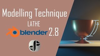 Blender 2.8 Tutorial | Useful 3D Modelling technique | Lathe