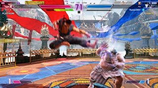 Street Fighter 6 Platinum Ryu vs Gold Honda