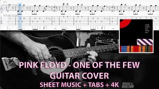 Pink Floyd - One of the Few - Guitar Cover with Tabs in 4K