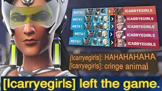 Rank 1 Symmetra Bullies Tank Players