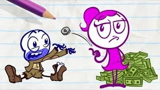 Pencilmate Goes Green! -in GREAT GREEN - Pencilmation Compilation for Kids